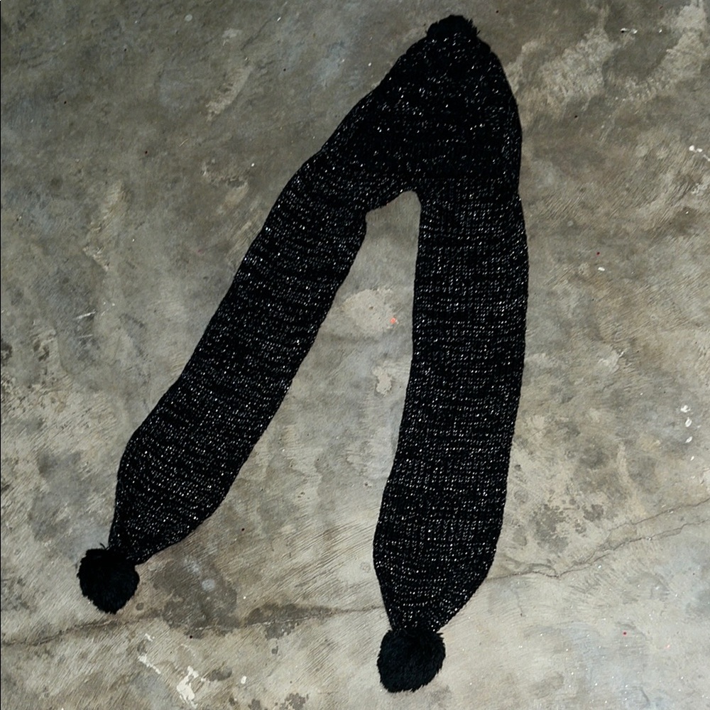 Joe Boxer Black Scarf Wrap